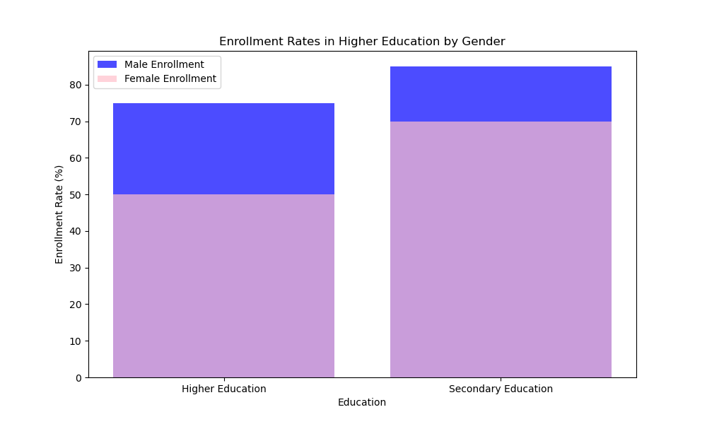 Enrollment Rates by Gender